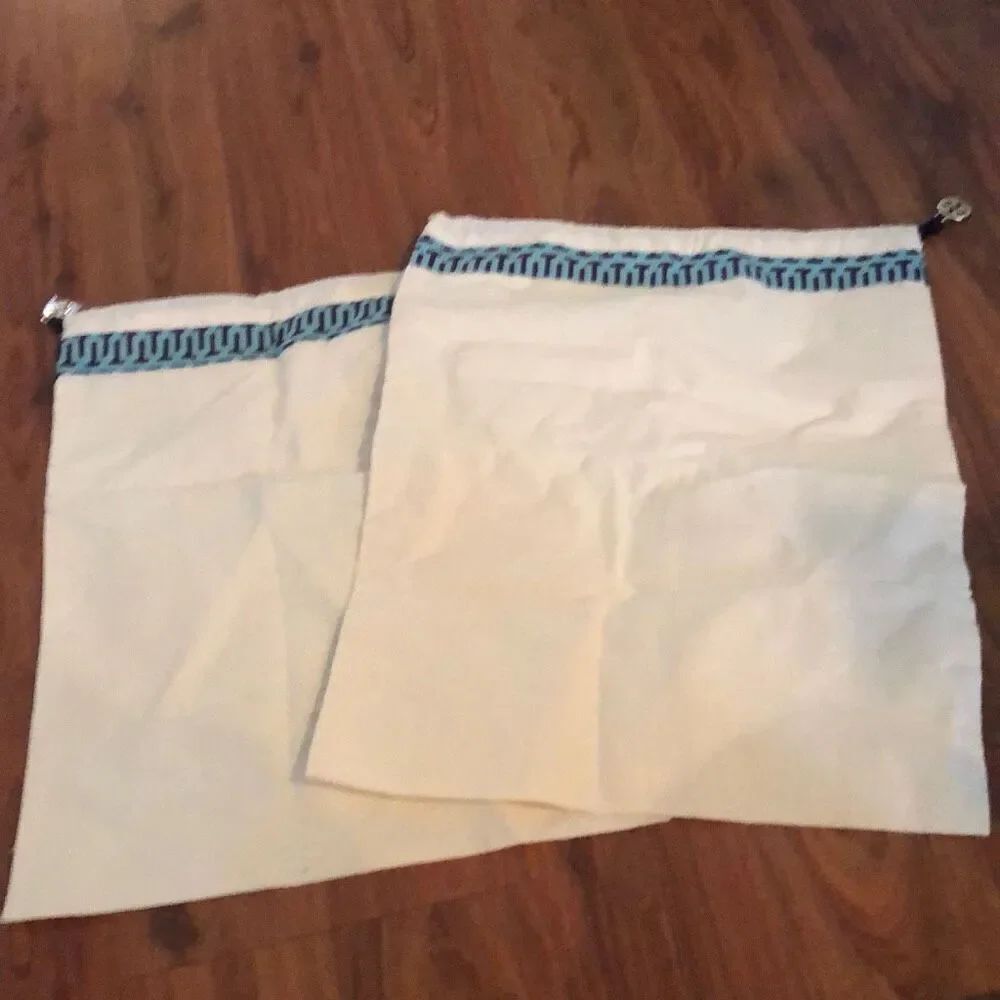 2 Tory Burch dust bag bundle shoe bag